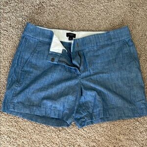 Never worn, J. Crew Factory Women's Chambray Shorts
